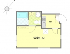 鳩ヶ谷フラッツの間取り図