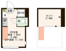 ハーモニーテラス北町の間取り図