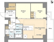 オアーゼ日暮里レジデンスの間取り図