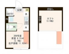 ハレテラス平和台の間取り図