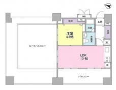 ロネスタＲ文京護国寺の間取り図