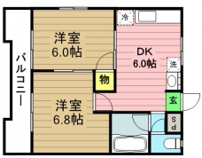 レジデンス悠の間取り図