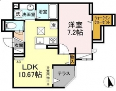 アヴァンス豊島Bの間取り図