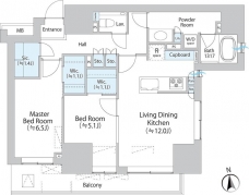 パークホームズ本郷三丁目の間取り図
