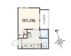 MELDIA南浦和Ⅳの間取り図