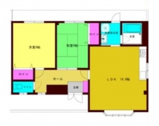 ソレアードＭＹの間取り図