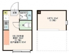 ハーモニーテラス東綾瀬の間取り図