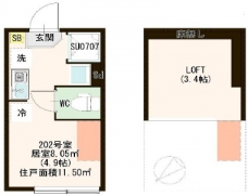 Avenir J.Y.の間取り図