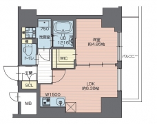 プレジオ西新井の間取り図
