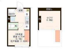 ハレテラス平和台の間取り図