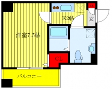 AZEST西川口Ⅱの間取り図