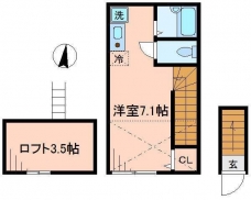 バーミープレイス西新井Ⅱの間取り図