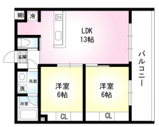 ラフィーネブランの間取り図