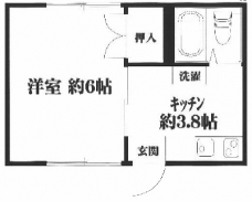 ハートパレス十条の間取り図