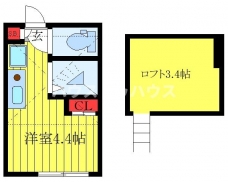 ハーモニーテラス稲荷台の間取り図