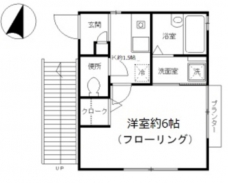 カトル東十条の間取り図