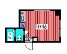 第一エクセルイン巣鴨の間取り図