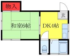山口荘の間取り図
