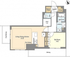 オアーゼ日暮里レジデンスの間取り図