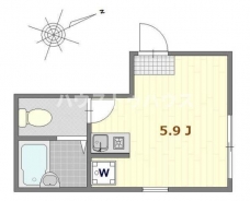 セシリア熊野前の間取り図
