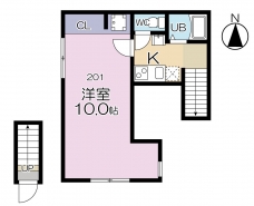 大山フラッグの間取り図