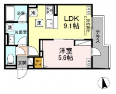 セレスティア徳丸　Aの間取り図