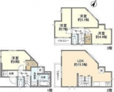 Kolet南鳩ヶ谷#15の間取り図
