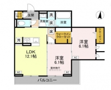 ノーブルパレス芝中田の間取り図