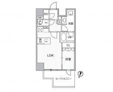 シーズンフラッツ新大塚の間取り図