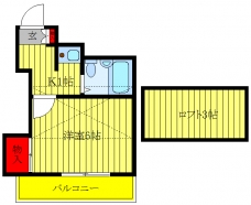 塚原ハイムの間取り図