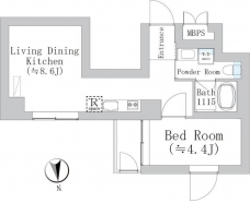 コートブリーズ板橋西台の間取り図