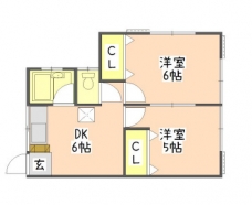 栗原コーポの間取り図