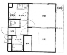 プリミエール桂の間取り図