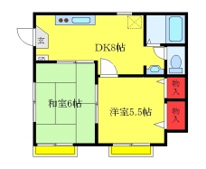 パームハウスの間取り図