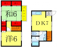 コーポ平田の間取り図