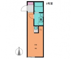 パラディーゾ戸田の間取り図