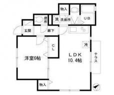 プランドールＫの間取り図