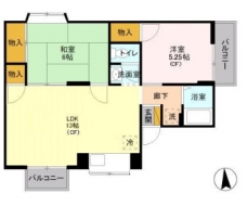 サンパーク816の間取り図