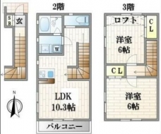 ルーチェ鹿浜の間取り図