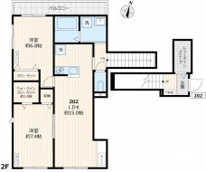 仮称）コートハウスＮの間取り図