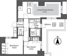 コンフォリア成増グリーンサイドの間取り図