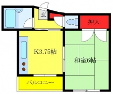 ラフォーレ町屋Ⅰの間取り図