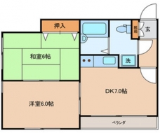 スリーハイム鹿浜の間取り図