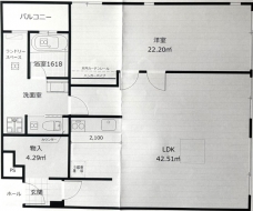 アヴェニール戸田の間取り図