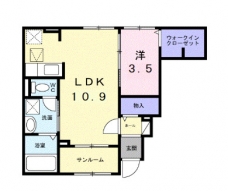 サンライズ　プライムの間取り図