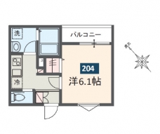 MELDIA西浦和Ⅲの間取り図