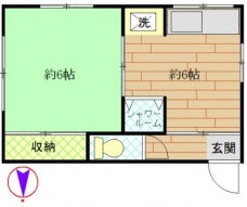 三峰荘の間取り図