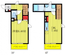 ALBA CASA 池袋本町の間取り図
