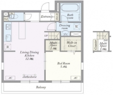 My　Style　vintage東長崎の間取り図