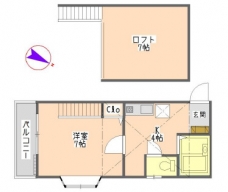 コーポ和美Ｂの間取り図